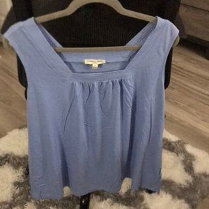 1x Carroll reed light blue sleeveless blouse